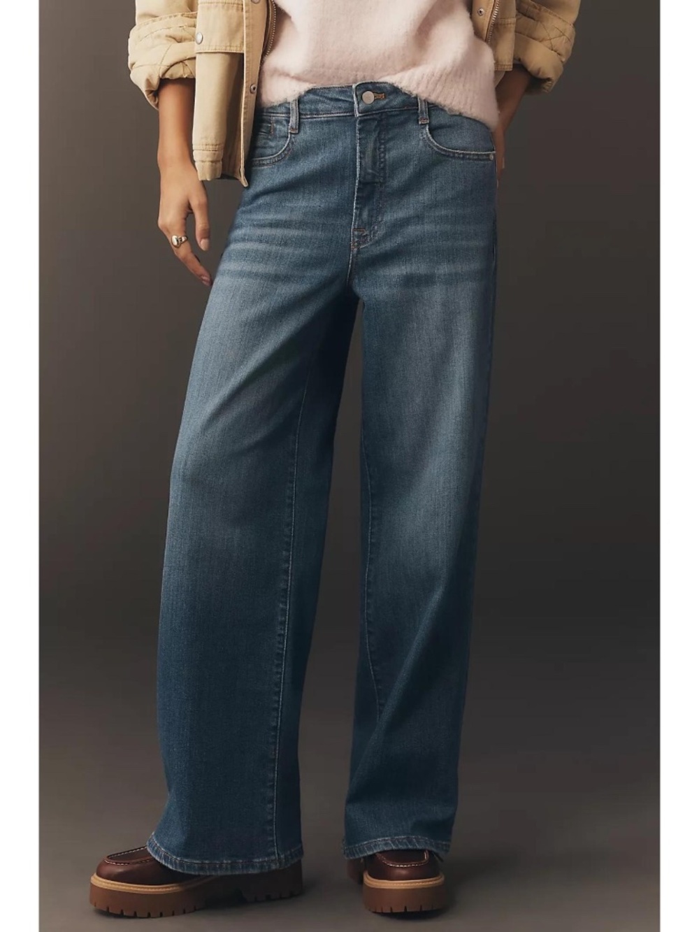 Pilcro Anthropologie Sadie Wide-Leg Jeans